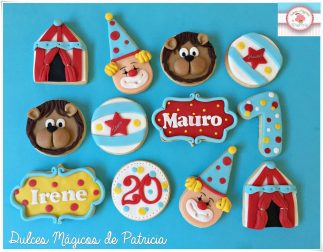 galletas personalizadas circo