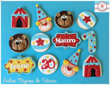 galletas personalizadas circo