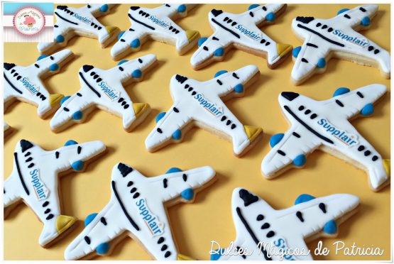 galletas personalizadas aviones