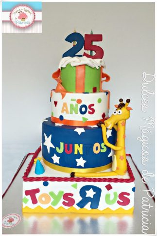 Tarta decorada corporativa Toysrus