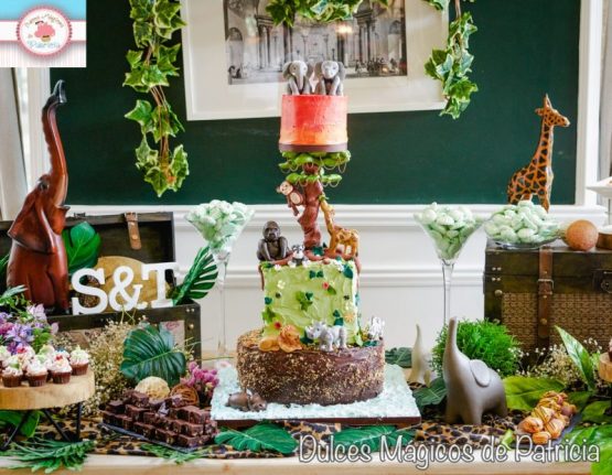 Candy bar boda Safari S&T