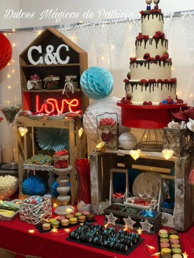 Candy bar boda C&C