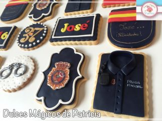 galletas personalizadas policía