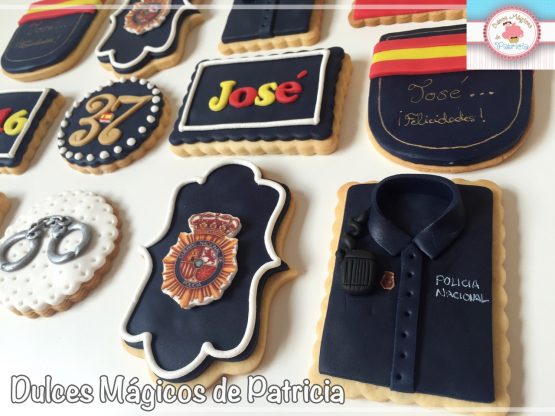 galletas personalizadas policía