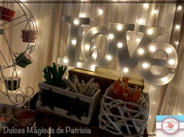 Candy bar boda LOVE