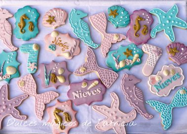 Galletas personalizadas sirena