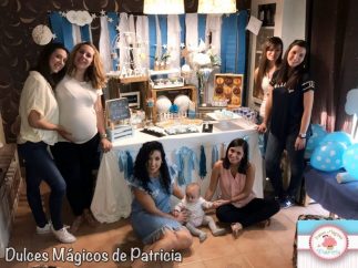 Candy bar baby shower niño