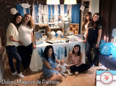 Candy bar baby shower niño