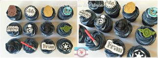 Cupcakes decorados temática Star Wars