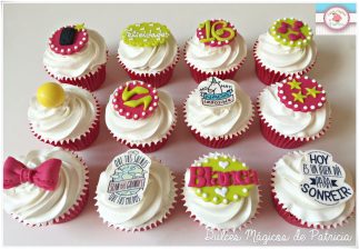 Cupcakes decorados frases