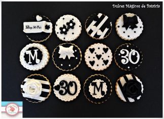 galletas blanco y negro