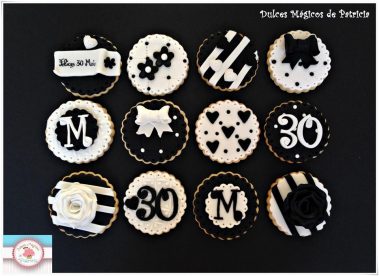 galletas blanco y negro