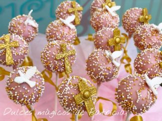 cakepops decorados comunión