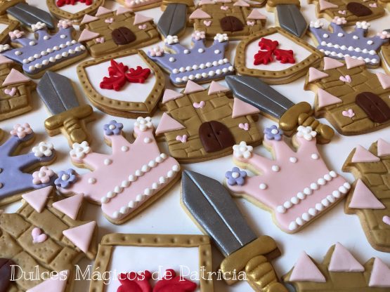 galletas personalizadas caballeros y princesas