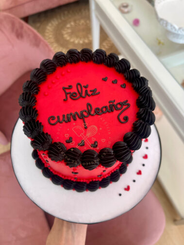 tarta vintage cumpleaños