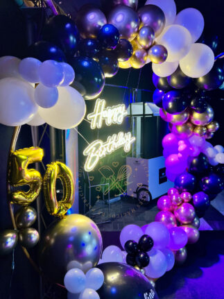 photocall globos 50 años alcalá