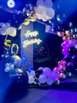 photocall globos 50 años alcalá