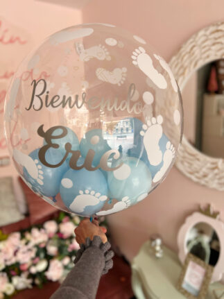 Bouquet globos Bienvenido