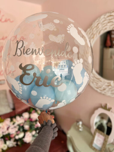 Bouquet globos Bienvenido