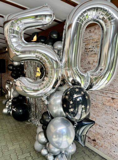 photocall globos 50 años alcalá