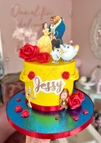 tarta bella y bestia