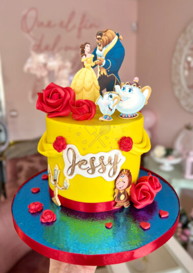 tarta bella y bestia