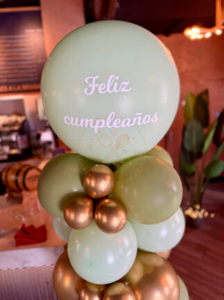 Columna globos cumpleaños