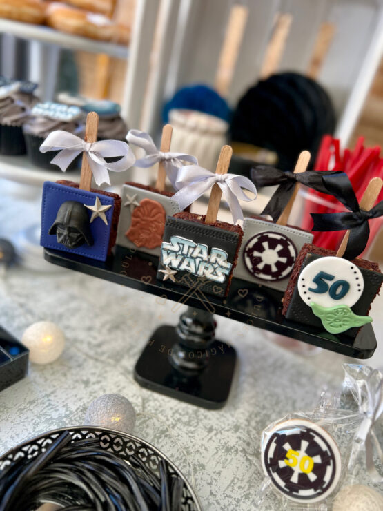brownies decorados star wars