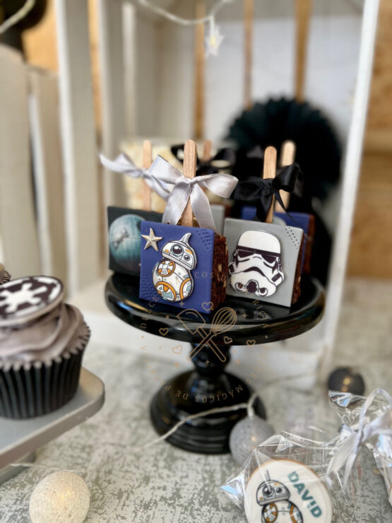 brownies decorados star wars
