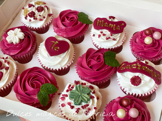 cupcakes decorados mamá
