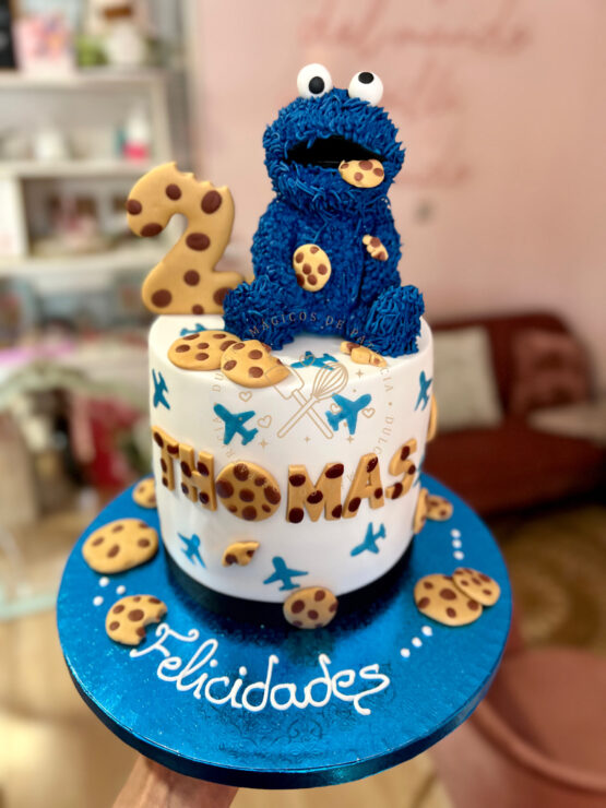 tarta monstruo galletas