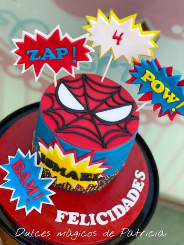 Spiderman cake