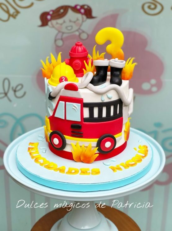 Tarta bomberos madrid