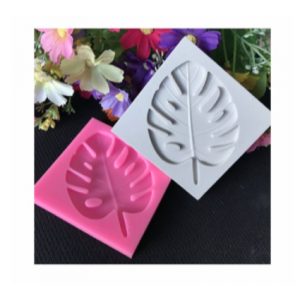molde silicona fondant hoja tropical