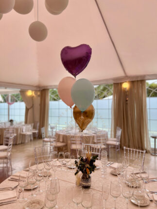 centro de mesa globos
