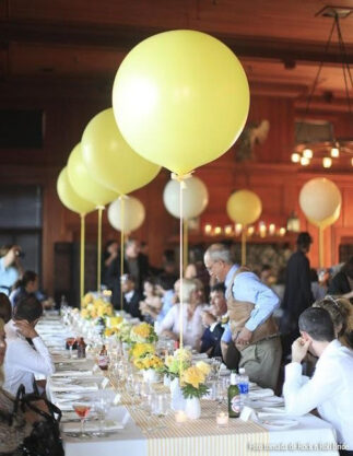 centro de mesa globos