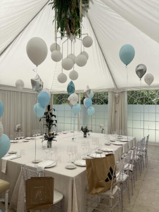 centro de mesa globos