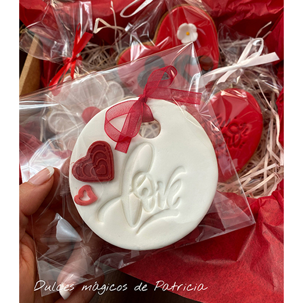 Dulces Mágicos de Patricia caja san valentín galletas para ti