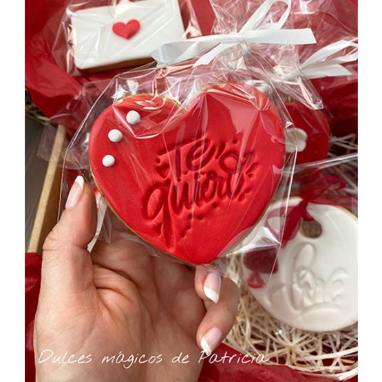 Dulces Mágicos de Patricia caja san valentín galletas para ti