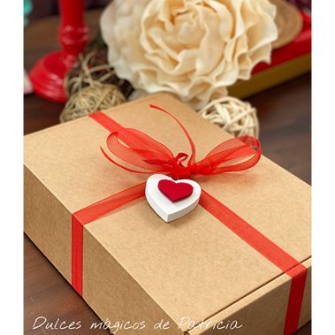 Dulces Mágicos de Patricia caja san valentín galletas para ti