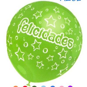 globo felicidades AZUL
