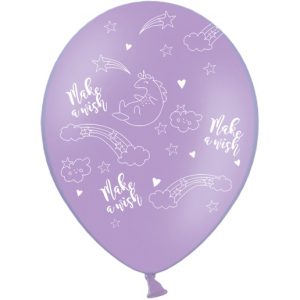 globo unicornio morado lila