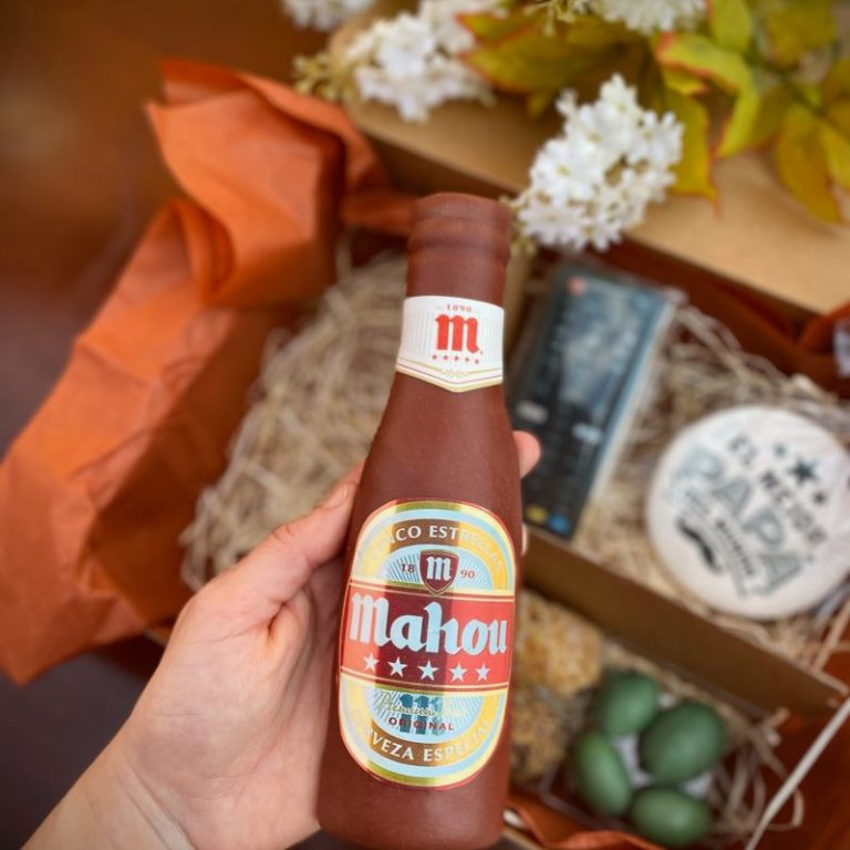 botellín cerveza chocolate