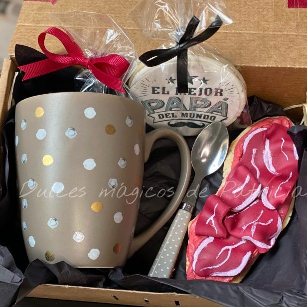 Caja desayuno papá