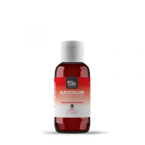azucolor colorante para chocolate color rojo 50gr azucren
