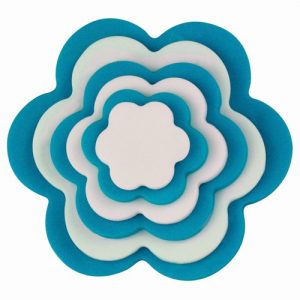 set 6 cortadores flores PME