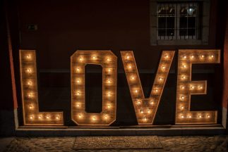 Letras madera LOVE