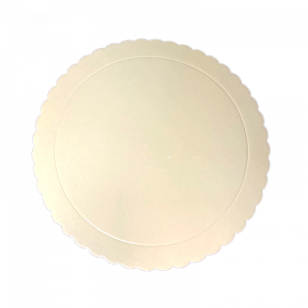base redonda 3mm bordes ondulados beige