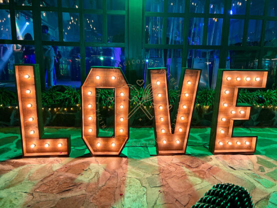 letras love ,luminosas