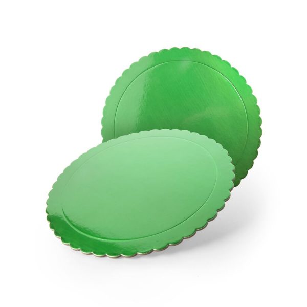 base redonda 3mm bordes ondulados verde